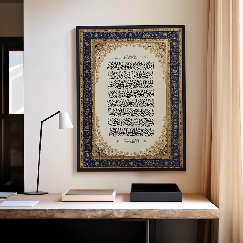 Luxury Lifestyle - Lukisan Kanvas Cetak Seni Dinding Islami