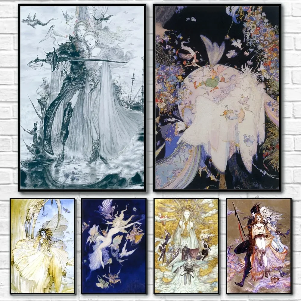 Luxury Lifestyle - Yoshitaka Amano Final Fantasy Game Poster