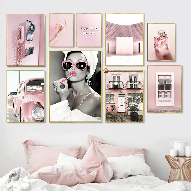 Luxury Lifestyle - Parfum Mewah Wanita Pink Vintage Mobil