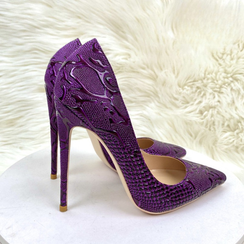 Luxury Lifestyle - Sepatu Wanita Mewah Seksi Motif Kulit