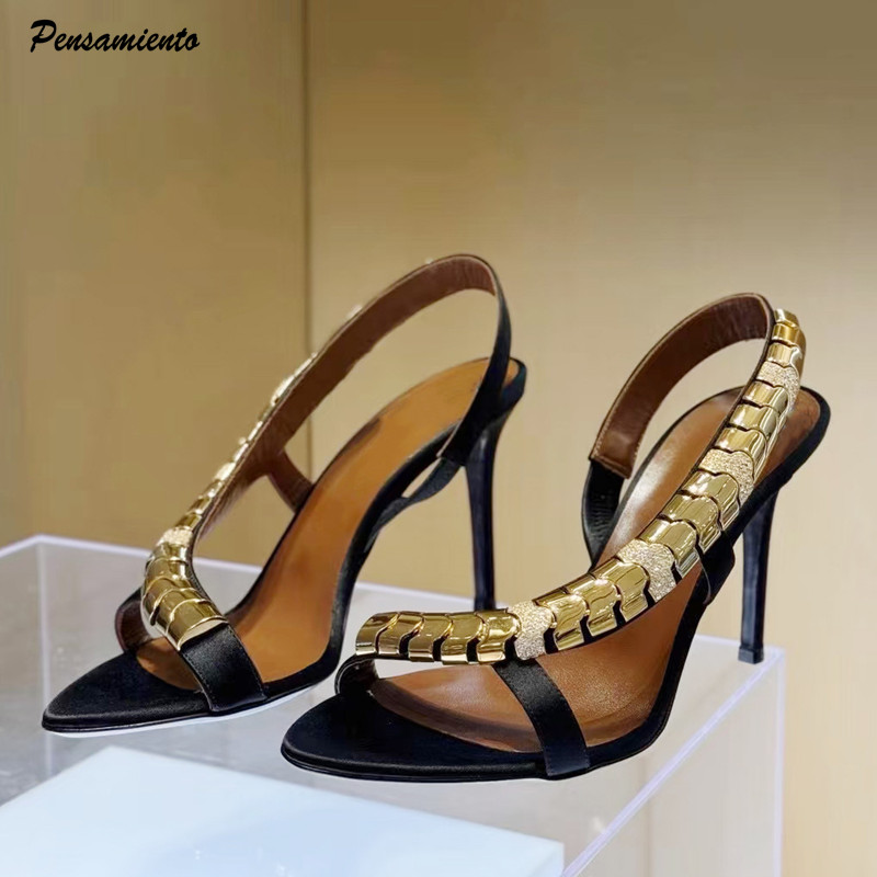 Sandal Gladiator Wanita Satin  - Luxury Lifestyle ulasan dan harga