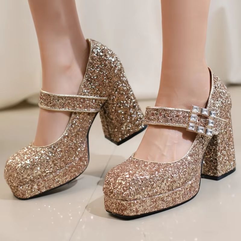 Sepatu Mary Jane Hak Tinggi Wa - Luxury Lifestyle ulasan dan harga