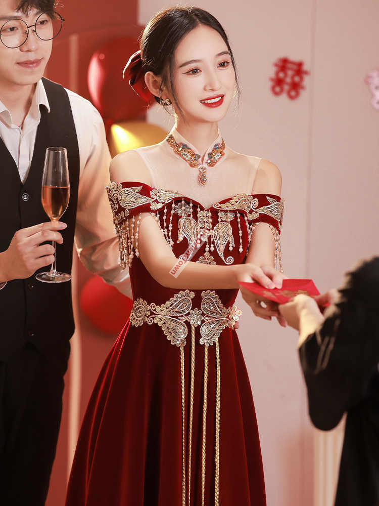 Gaun Cheongsam Gaya Cina untuk - Luxury Lifestyle For Women ulasan dan harga