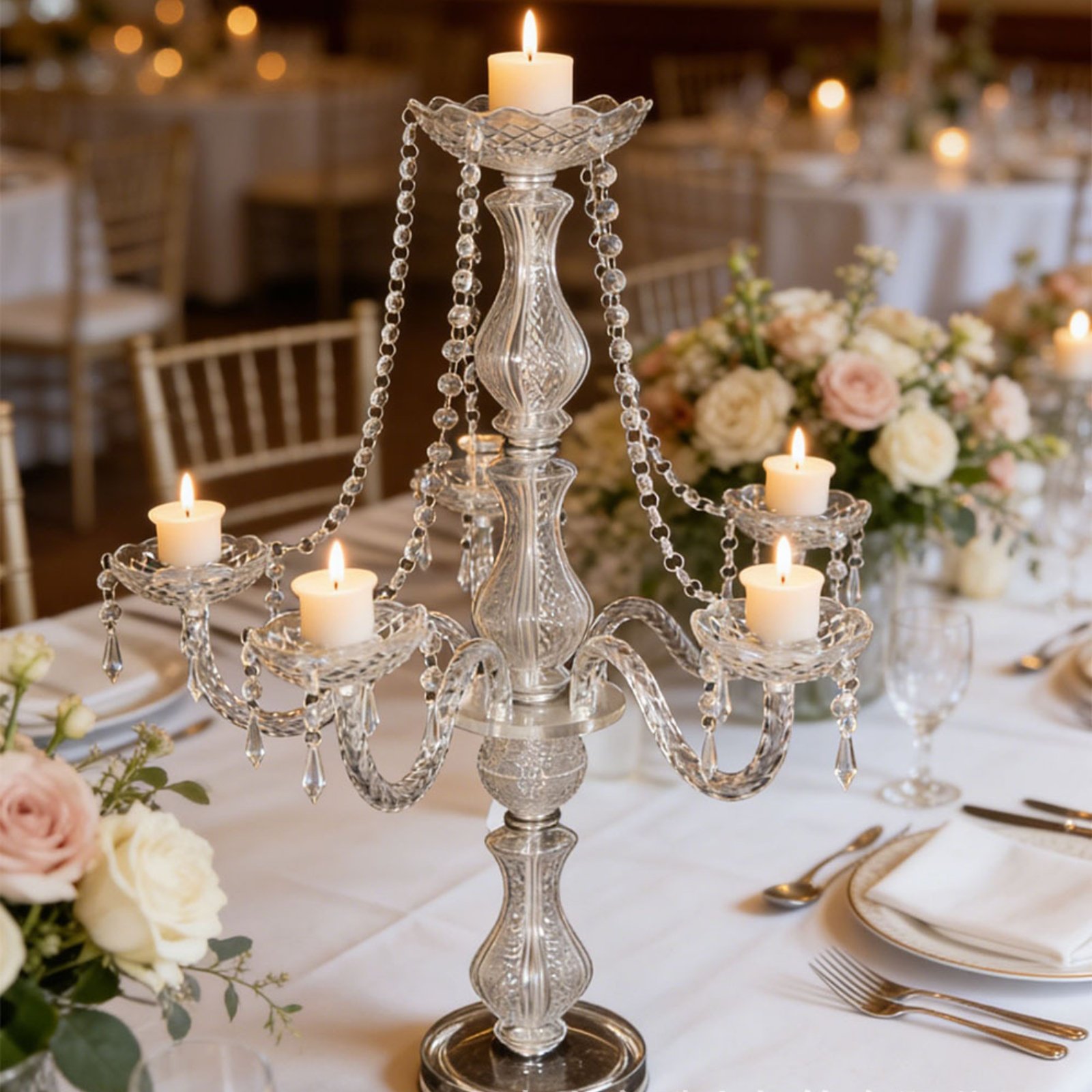 Candelabra Kristal Elegan untu - Luxury Lifestyle ulasan dan harga