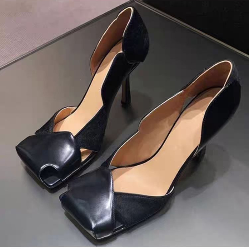 Sepatu Gaun Pesta Ujung Perseg - Luxury Lifestyle ulasan dan harga